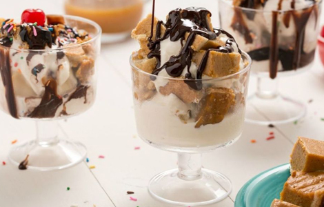 Caramel Shortcake Sundae